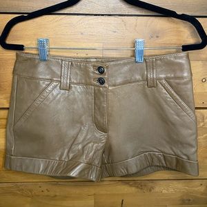 Fossil Leather Shorts